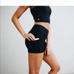 Sentia Rio high waist biker shorts 3.75”